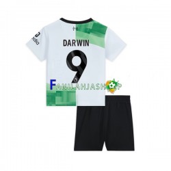 Liverpool Pelipaidat Darwin Nunez 9 Vieraspelipaita 2023-2024 Lyhythihainen ,Lapset