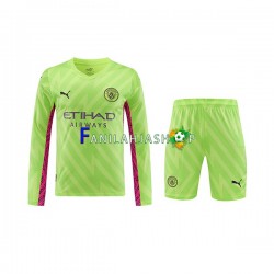 Manchester City Pelipaidat Maalivahdin Kolmaspelipaita 2023-2024 Pitkähihainen ,Lapset