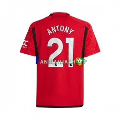 Manchester United Pelipaidat Antony Matheus 21 Kotipelipaita 2023-2024 Lyhythihainen ,Miehet