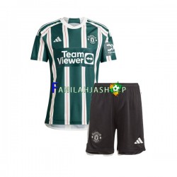 Manchester United Pelipaidat Vieraspelipaita 2023-2024 Lyhythihainen ,Lapset