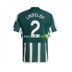 Manchester United Pelipaidat Lindelof 2 Vieraspelipaita 2023-2024 Lyhythihainen ,Miehet