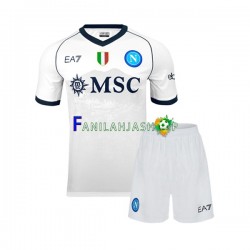 Napoli Pelipaidat Vieraspelipaita 2023-2024 Lyhythihainen ,Lapset