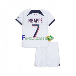 Paris Saint-Germain Pelipaidat Mbappé Kylian 7 Vieraspelipaita 2023-2024 Lyhythihainen ,Lapset