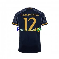 Real Madrid Pelipaidat EDUARDO CAMAVINGA 12 Vieraspelipaita 2023-2024 Lyhythihainen ,Miehet