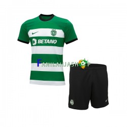 Sporting CP Pelipaidat Kotipelipaita 2023-2024 Lyhythihainen ,Lapset