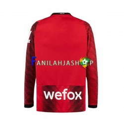 AC Milan Pelipaidat Kotipelipaita 2023-2024 Pitkähihainen ,Miehet