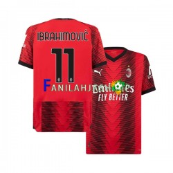 AC Milan Pelipaidat Ibrahimovic 11 Kotipelipaita 2023-2024 Lyhythihainen ,Miehet