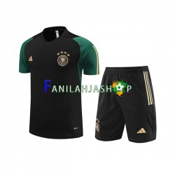 Saksa Musta Treenipaita ja Shortsit 2023-2024