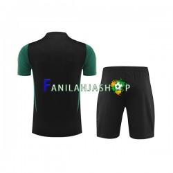 Saksa Musta Treenipaita ja Shortsit 2023-2024