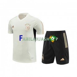 Saksa Valkoinen Treenipaita ja Shortsit 2023-2024