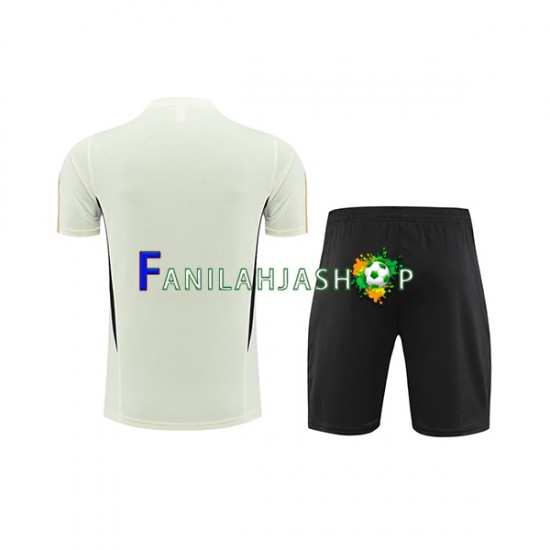 Saksa Valkoinen Treenipaita ja Shortsit 2023-2024