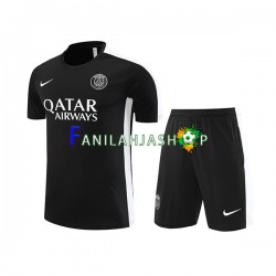 Paris Saint-Germain Musta Treenipaita ja Shortsit 2023-2024