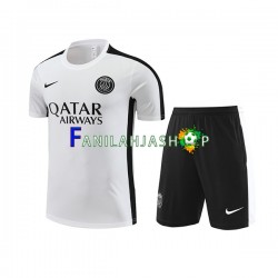 Paris Saint-Germain Valkoinen Treenipaita ja Shortsit 2023-2024