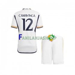 Real Madrid Pelipaidat Camavinga 12 Kotipelipaita 2023-2024 Lyhythihainen ,Lapset