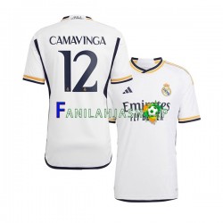 Real Madrid Pelipaidat Camavinga 12 Kotipelipaita 2023-2024 Lyhythihainen ,Miehet