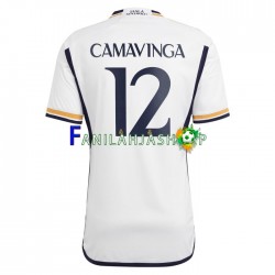 Real Madrid Pelipaidat Camavinga 12 Kotipelipaita 2023-2024 Lyhythihainen ,Miehet