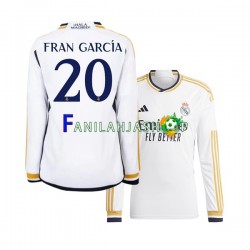 Real Madrid Pelipaidat Fran Garcia 20 Kotipelipaita 2023-2024 Pitkähihainen ,Miehet
