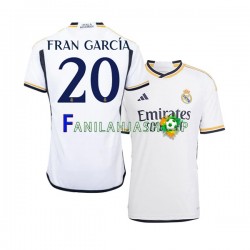 Real Madrid Pelipaidat Fran Garcia 20 Kotipelipaita 2023-2024 Lyhythihainen ,Miehet