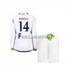 Real Madrid Pelipaidat JOSELU 14 Kotipelipaita 2023-2024 Pitkähihainen ,Lapset