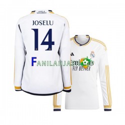 Real Madrid Pelipaidat JOSELU 14 Kotipelipaita 2023-2024 Pitkähihainen ,Miehet