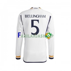 Real Madrid Pelipaidat Jude Bellingham 5 Kotipelipaita 2023-2024 Pitkähihainen ,Miehet
