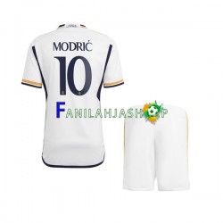 Real Madrid Pelipaidat Modrić 10 Kotipelipaita 2023-2024 Lyhythihainen ,Lapset