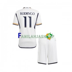 Real Madrid Pelipaidat Rodrygo Goes 11 Kotipelipaita 2023-2024 Lyhythihainen ,Lapset