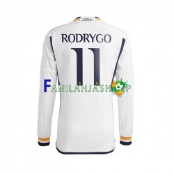 Real Madrid Pelipaidat Rodrygo Goes 11 Kotipelipaita 2023-2024 Pitkähihainen ,Miehet