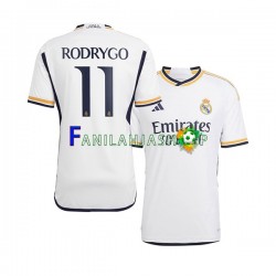 Real Madrid Pelipaidat Rodrygo Goes 11 Kotipelipaita 2023-2024 Lyhythihainen ,Miehet