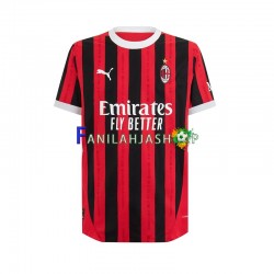 AC Milan Pelipaidat Kotipelipaita 2024-2025 Lyhythihainen ,Miehet