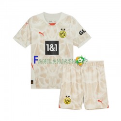 Borussia Dortmund Pelipaidat Maalivahdin Vieraspelipaita 2024-2025 Lyhythihainen ,Lapset