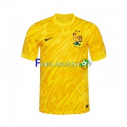 Ranska Pelipaidat Euro Maalivahdin Kotipelipaita 2024 Lyhythihainen ,Miehet