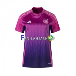 Saksa Pelipaidat Euro Vieraspelipaita 2024 Lyhythihainen ,Naiset