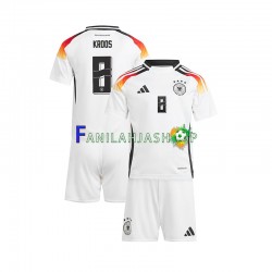 Saksa Pelipaidat Toni Kroos 8 Euro Kotipelipaita 2024 Lyhythihainen ,Lapset