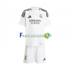 Real Madrid Pelipaidat Kotipelipaita 2024-2025 Lyhythihainen ,Lapset