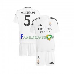 Real Madrid Pelipaidat Jude Bellingham 5 Kotipelipaita 2024-2025 Lyhythihainen ,Lapset