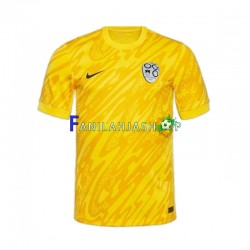 Slovenia Pelipaidat Euro Maalivahdin Kotipelipaita 2024 Lyhythihainen ,Miehet