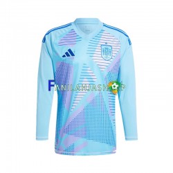 Espanja Pelipaidat Euro Maalivahdin Vieraspelipaita 2024 Pitkähihainen ,Miehet