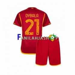 AS Roma Pelipaidat Paulo Dybala 21 Kotipelipaita 2023-2024 Lyhythihainen ,Lapset