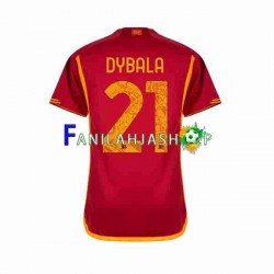 AS Roma Pelipaidat Paulo Dybala 21 Kotipelipaita 2023-2024 Lyhythihainen ,Miehet