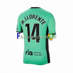Atlético Madrid Pelipaidat 2 Marcos Llorente 14 Kolmaspelipaita 2023-2024 Lyhythihainen ,Miehet