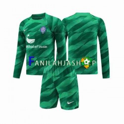 Atlético Madrid Pelipaidat Maalivahdin Vieraspelipaita 2023-2024 Pitkähihainen ,Lapset