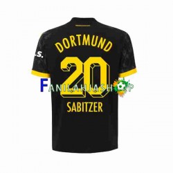 Borussia Dortmund Pelipaidat Marcel Sabitzer 20 Vieraspelipaita 2023-2024 Lyhythihainen ,Miehet