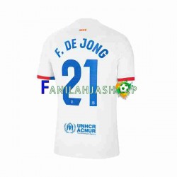 FC Barcelona Pelipaidat Frenkie de Jong 21 Vieraspelipaita 2023-2024 Lyhythihainen ,Miehet