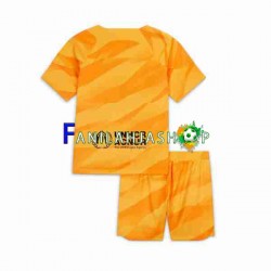 FC Barcelona Pelipaidat Maalivahdin Neljäspelipaita 2023-2024 Lyhythihainen ,Lapset