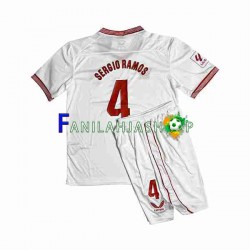 Sevilla FC Pelipaidat Sergio Ramos 4 Kotipelipaita 2023-2024 Lyhythihainen ,Lapset