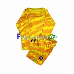 Inter Milan Pelipaidat Maalivahdin Kotipelipaita 2023-2024 Pitkähihainen ,Lapset