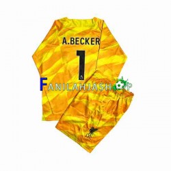 Liverpool Pelipaidat A.Becker 1 Maalivahdin Kolmaspelipaita 2023-2024 Pitkähihainen ,Lapset