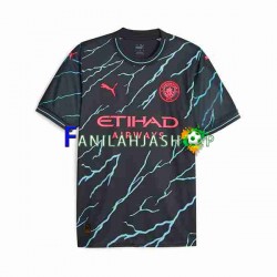 Manchester City Pelipaidat Haaland 9 Special Tour Printing Kolmaspelipaita 2023-2024 Lyhythihainen ,Miehet