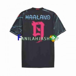 Manchester City Pelipaidat Haaland 9 Special Tour Printing Kolmaspelipaita 2023-2024 Lyhythihainen ,Miehet